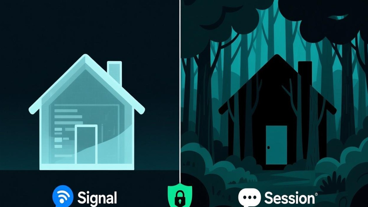 Signal vs Session隐私暴露面对比
