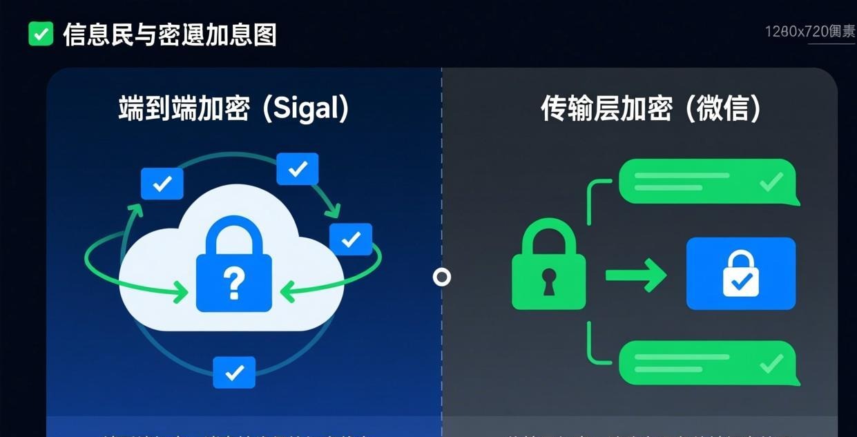 Signal端到端加密和微信传输层加密的区别 Signal端到端加密原理