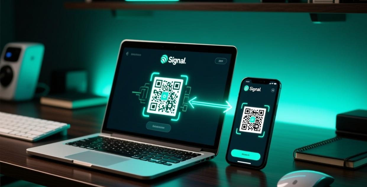 Signal 桌面版关联手机教程