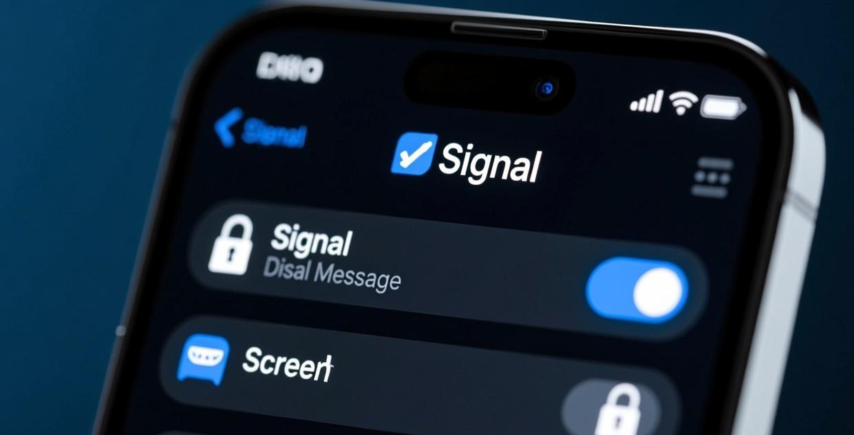 Signal隐私设置界面截图展示关键安全选项 Signal隐私设置界面