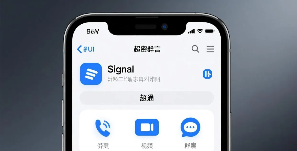 Signal群组沟通方式概览——三种群组通讯方式对比界面