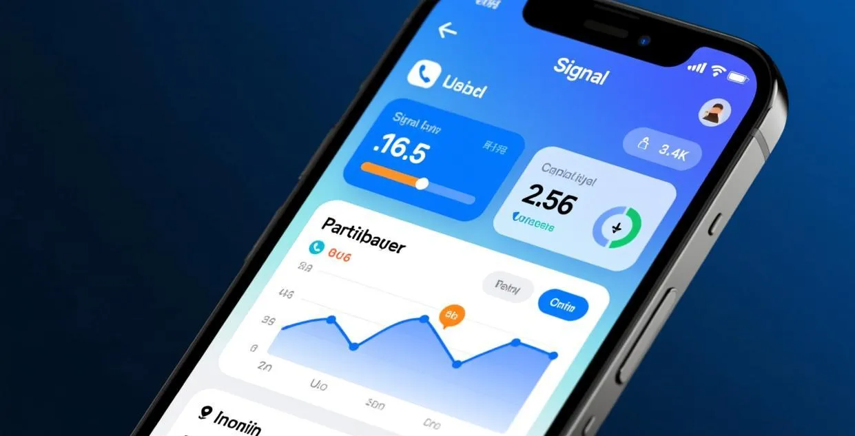 Signal群组通话数据面板——通话质量指标与带宽使用统计