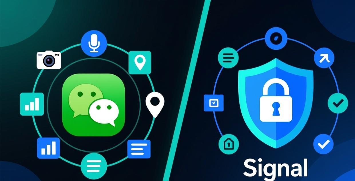 Signal 与微信对比
