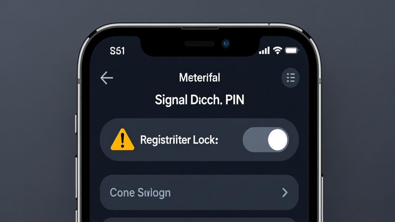 Signal PIN和注册锁关闭操作说明