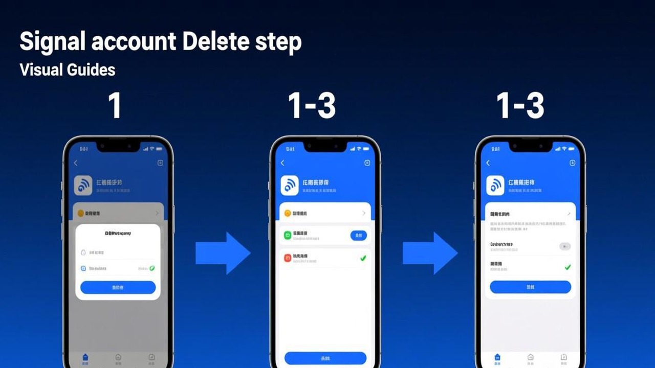 Signal 账号注销操作步骤截图
